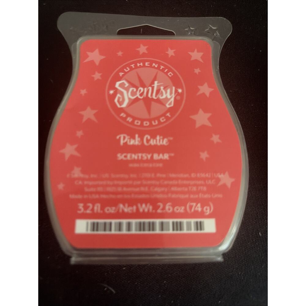 Scentsy Pink Cutie Wax Bar Fragrance Melt 3.2 fl oz Rare NIB